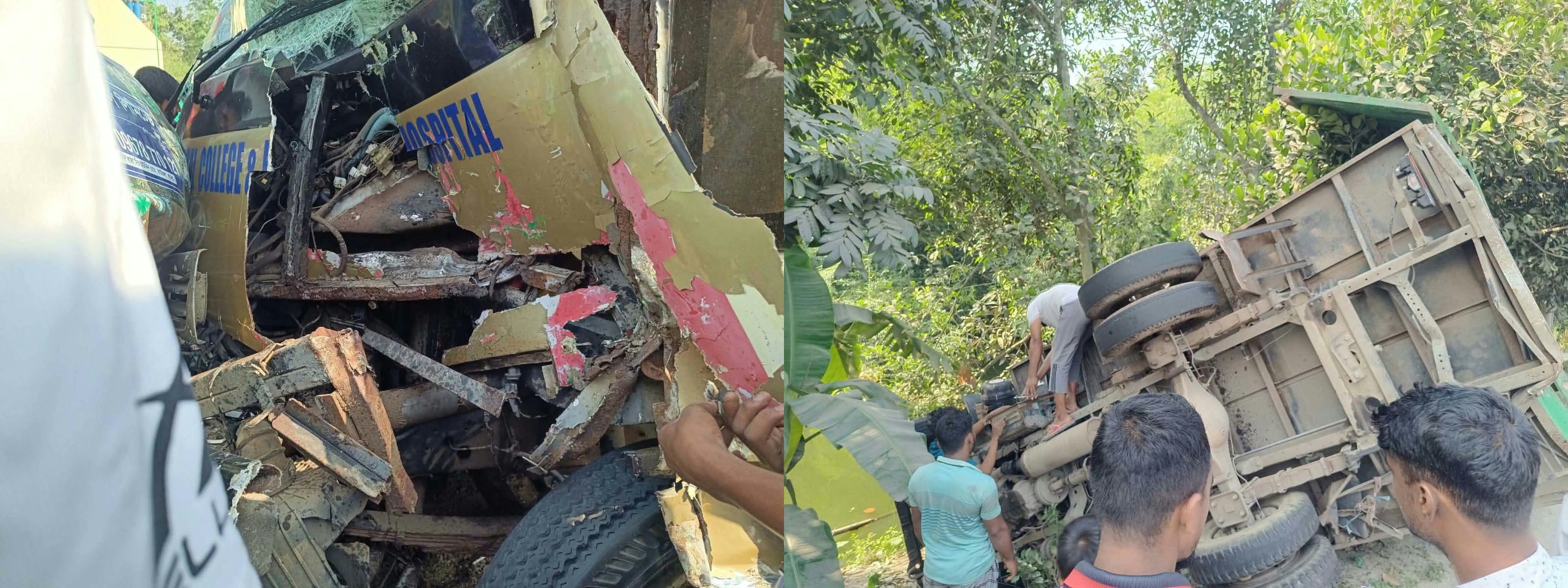 বুড়িচংয়ে ত্রিমুখী সংঘর্ষে নিহত ১ জনসহ আহত-১৫